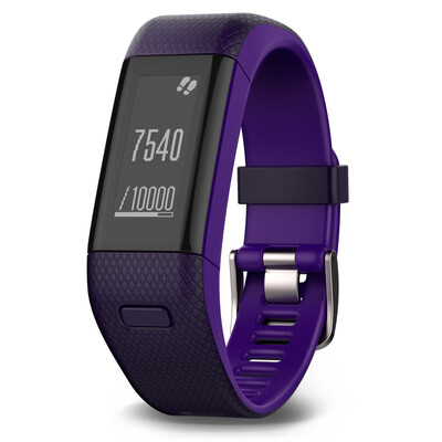 

GARMIN vivosmart HR Purple GPS Smart Bracelet Heart Rate Real-time Monitoring Automatic Sleep Monitoring Activity Detection Call Alert Sports Bluetooth Watch