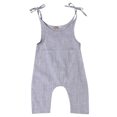 

Newborn Toddler Baby Girls Bodysuit Tassels Strap Romper Jumpsuit Clothes