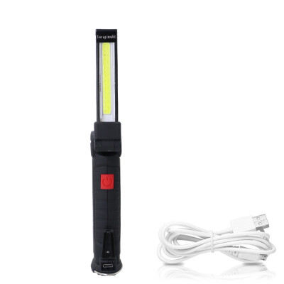 

HKV 6000 - 6500K Light Portable Maintenance Flashlight Hand Torch Lamp With Magnet Hook Built-in Battery