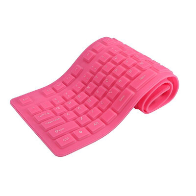 

108 Keys USB Silicone Flexible Foldable Keyboard Waterproof Dustproof USB Silent Keys For Laptop Desktop Keyboard