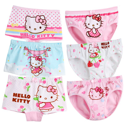 

HELLO KITTY children&39s underwear girls 6 fitted girls triangular flat angle shorts 112 color XXL reference height 135-145