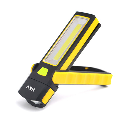 

HKV 5W COB Portable Outdoor Lamp Flashlight Magnet Adsorption Inspection Lamp