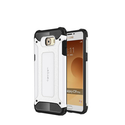 

Fivice Samsung Galaxy C9 pro case Luxury Silicone Diamond Armor PC Hard Shell Phone Case