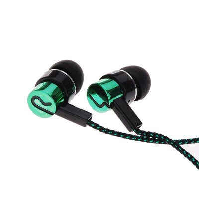 

35 MM Jack Standard Headphone Jack Fiber Braided Rope Stereo Headset High Quality Fashion Noise Isolating Earbuds Earphone