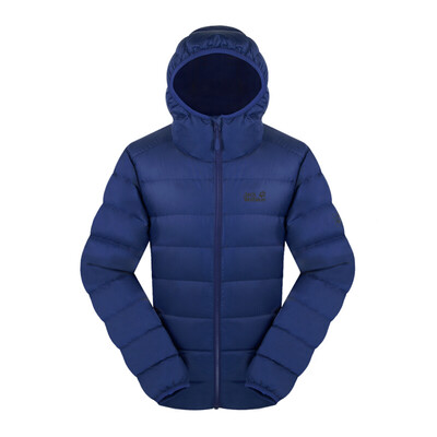 

Wolf claw Jackwolfskin new outdoor water&windproof men&women models warm down jacket coat hooded autumn&winter coat 1200573 Royal Blue L