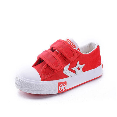 

chunchuntu 2018 Autumn Children Fashion Black Canvas Trainer Baby Girl Brand Sport Sneaker Boy White Casual Trainer 3076