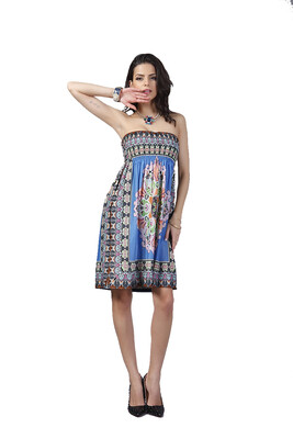 

Буэнос Ниньос большие ярдов завернутый груди молоко шелк средний-юбка Ice Шелковый платье