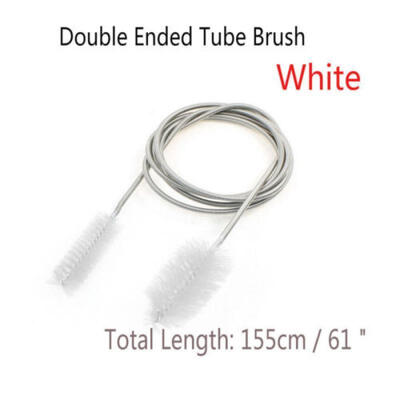 

Flexible Clean Ended Brush Two Tube Filters Pump Hose Brush Aquarium Pipe Lever