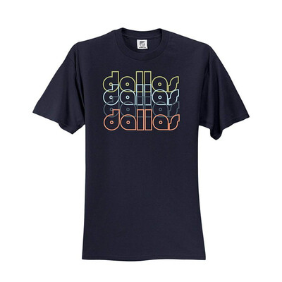 Dallas Texas Retro 3930 Slogan Humorous Tee Shirt