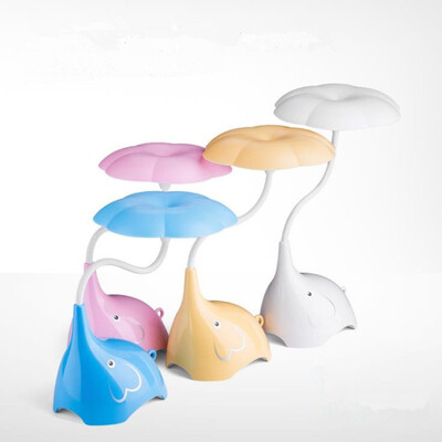 

JIPUSH New fancy childrens cartoon table lamp recharging remote control bedside animal night lamp baby feeding lamp touch atmosph
