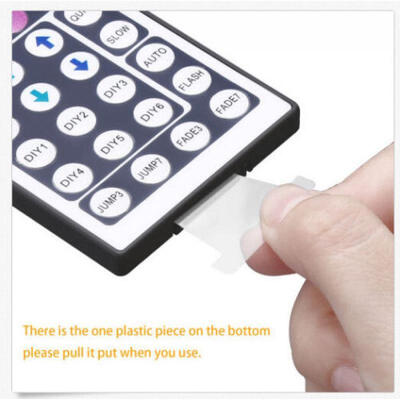 

5M RGB 5050 Waterproof LED Strip light SMD 44 Key Remote 12V US Power Full Kit