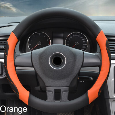 

​1 Pcs Automotive interior protection accessory comfortable orange white red multicolor fashion non-slip Car Steering Wheel Cover