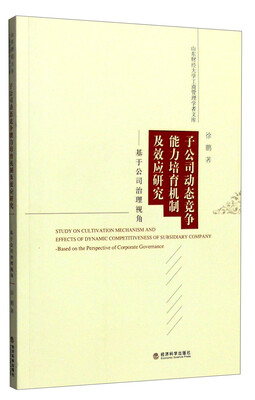 

子公司动态竞争能力培育机制及效应研究：基于公司治理视角