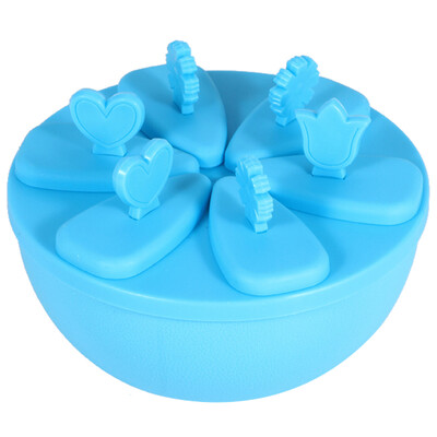

Kelibi creative round ice cream mold set ice cubes ice sticks ice cream mold DIY stick ice ice belt ice storage box KLB1137 blue