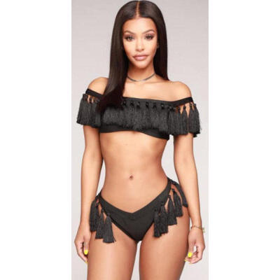 

Women Push-up Padded Bra Bandage Bikini Set Swimsuit Triangle Swimwear Bathing