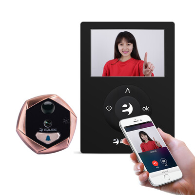 

Eques Visual doorbell intelligent WIFI remote monitoring automatically detects the cat's eye