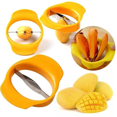 

Stainless Steel Slicer Fruit Splitter Kitchen Tools Creative Mango Cutter