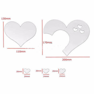 

Four Styles Mirror Wall Sticker Family Room Decoration Bedroom Living Room Decor