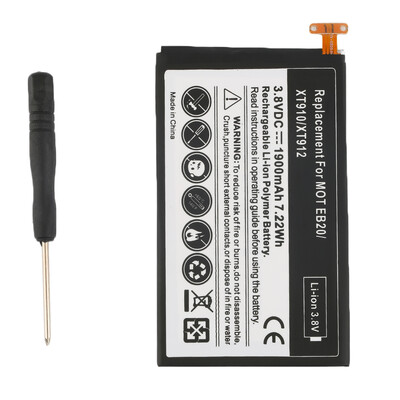 

Черный 1900mah литий-ионный аккумулятор с Flex кабель для Motorola EB20