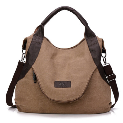 

Autumn New Large Capacity Single Shoulder Slanting Bag Cross Bag Vintage Canvas Bag European And American Style Postman Bag