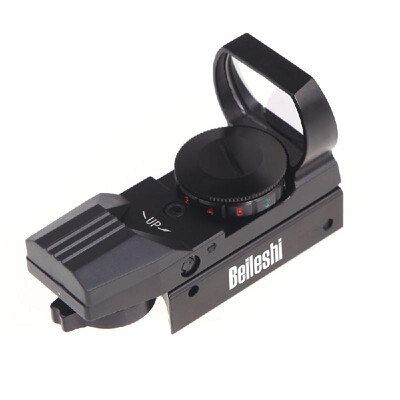

Holographic 4 Reticle Electro RedGreen Dot Tactical 3322mm Reflex Sight Scope with Mount Hunting Combat Military H11311 Sports