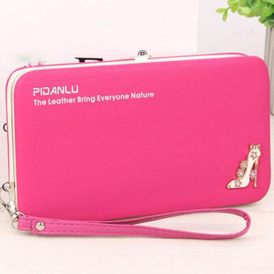 

Women Bowknot Wallet Long Purse Phone Card Holder Clutch Large Capacity Pocket