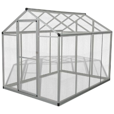 

Outdoor Aviary Aluminium 178x242x192 cm