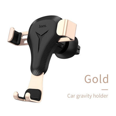 

HOCO Best Car Phone Holder Stand For iPhone X 8 7s Samsung S9 Phone Stand Auto-lock Air Vent Phone Mount Holder Car Phone Stand