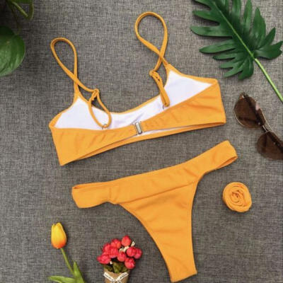 

Sexy Brazilian Bikini Thong Swimsuit Beach Bathing Swimwear Women Lady Underwear