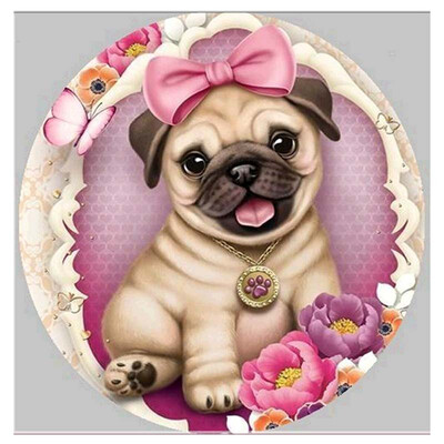 

UpperX 5D DIY Diamond Painting Animal Dog Embroidery Patterns Cross Stitch Mosaic diamond Rhinestone Home decor