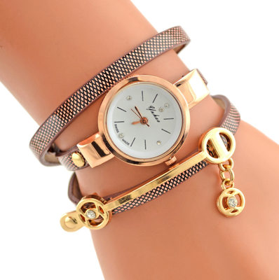 

New stylish beauty watch strap Dial with drill strap&bracelet watch high quality female Watch