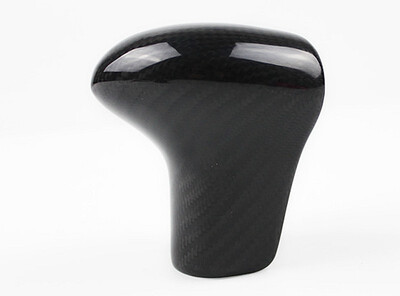 

Eppar New Carbon Fiber Shift Knob Cover 1PC Compatible with Audi A4 A5 A6 A7 Q5 Q7