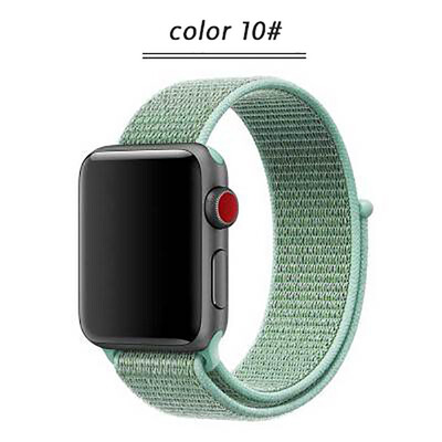 

Kebbit Nylon Sport Band for Apple Watch Series 4 3 2 1 38MM 42mm 40MM 44mm Soft Breathable Watch Strap Colorful iWatch Bands