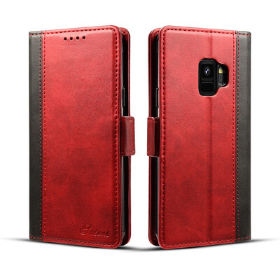 

Luxury Leather Flip Cover For Samsung S9 S9 Plus Card Slot Retro Mobile Phone case for Samsung Galaxy Note8 S8 S8 Plus