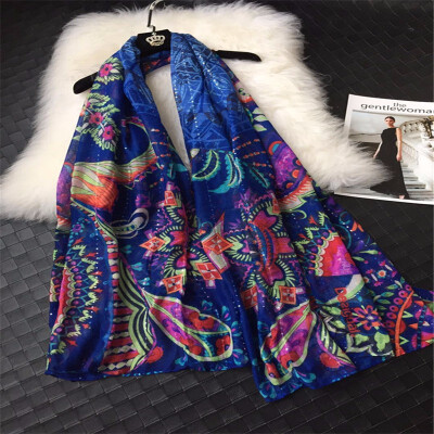 

New Fashion Summer Beach Scarves Print Desigues Women Scarf Cute Cappa Sun Block Voile Shawl Shirts