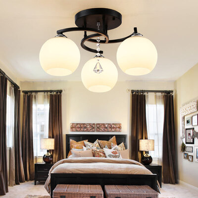 

JUEJA Modern Minimalist 3 Heads Ceiling Lights LED Lamp for Living Room Dining Room