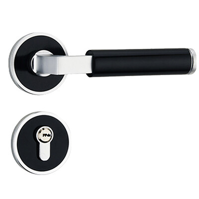 

Yuhuaze modern fashion indoor split lock space aluminum bedroom door lock bathroom door handle general style rose gold