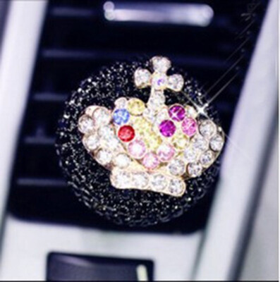 

Automobile Decoration Ornaments Fashionable Rhinestone Car Air outlet Solid Fragrance clip Car Accessories Nice Gift Beautiful