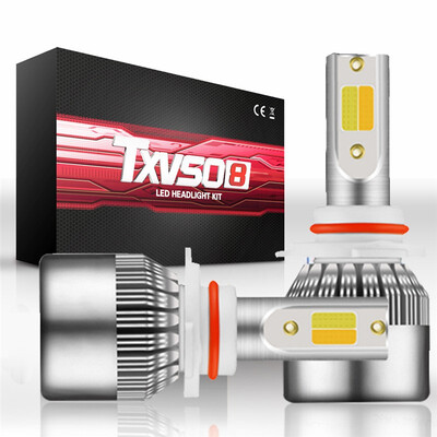 

Car led headlight 9005 lossless installed high light 6000K cold white light 3000K DC9-24V gold light Bulbs Car Accessories
