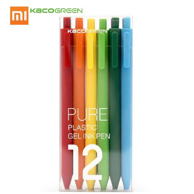 

Xiaomi Mijia KACO 12 Colors Rainbow Colorful Sign Pen 05mm Refill Write Length 400m For Children Gift