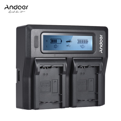 

Andoer NP-FZ100 Dual Channel LCD Camera Battery Charger for Sony A7III A9 A7RIII A7SIII