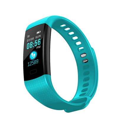 

Bluetooth smart bracelet heart rate sports step counter touch color screen digital display screen gift