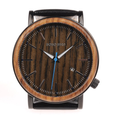 

BOBO BIRD wooden quartz pointer watch O27