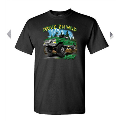 

Drive Em Wild Ford Trucks - Mens Cotton T-Shirt