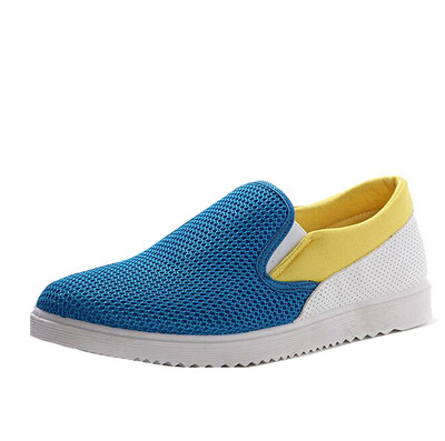 

Men Casual Moccasin Mesh Leather Driving Boat Shoes Slip On Soft Loafers Loafers