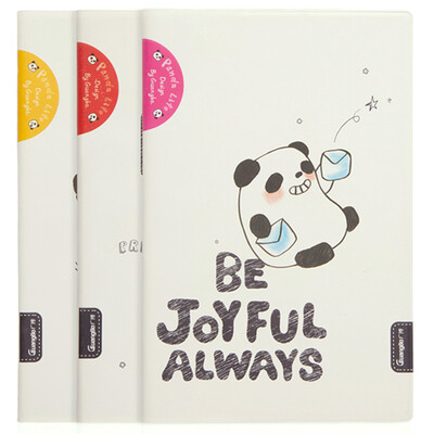 

GuangBo 6 sets of 40 B5 cartoon notes book diary soft copy panda random HGB01068