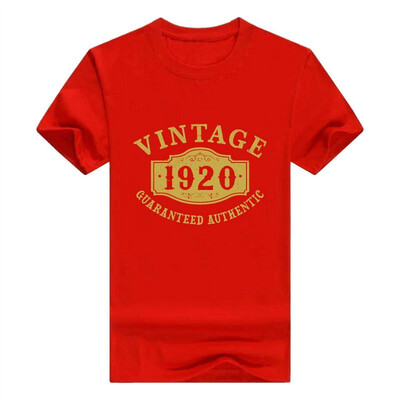 

1920 Authentic 98 Years Old 98th B-Day Birthday Gift Mens T-Shirt