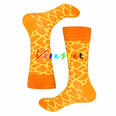 

LIONZONE 2018 Happy Socks Men Women Lovers Colored Cotton Men Socks With Fine Striped Lattice Diamond Shaped Socks Funny Gift