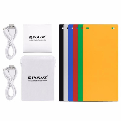 

PULUZ Dual Light Lightbox Mini 40Pcs LED Light Room foliding Photography Lighting Softbox Tent Photobooth Backdrop USB Cube Box Ph