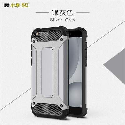 

Fivice Xiaomi MI 5C case Luxury Silicone Diamond Armor PC Hard Shell Phone Case